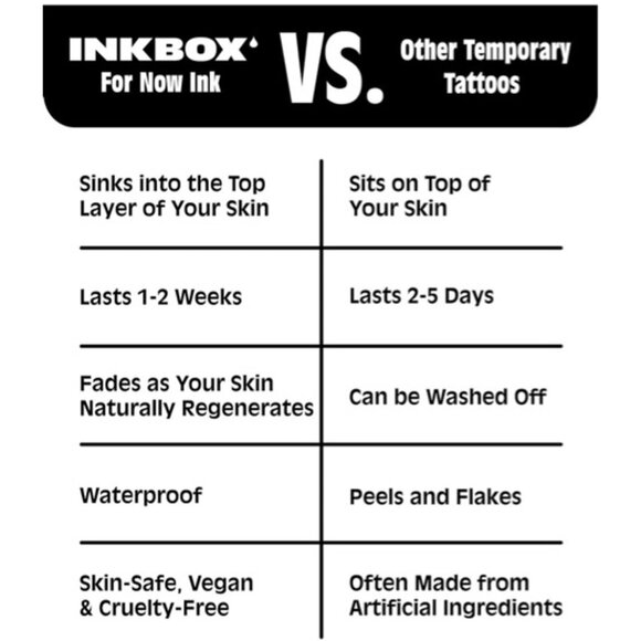 Inkbox Semi-Permanent Tattoo – Garden of Lilith Floral –Large- Lasts 1-2 Weeks - Picture 3 of 6